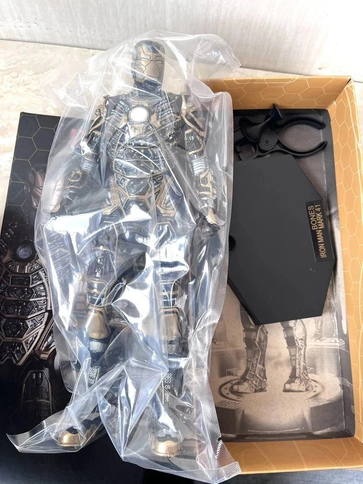 Iron Man Mark 41 Bones Marvel NEW Adjustable Action Figure Model PVC 6" [Boxed]