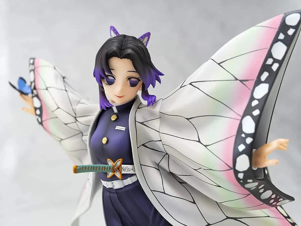 Shinobu Kocho Insect Hashira Demon Slayer Anime Kawaii Figure PVC 8.2" [No Box]