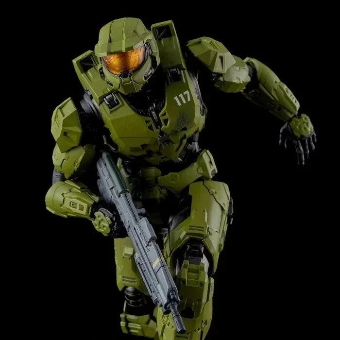 Master Chief Spartan-II 117 Halo Adjustable Rare Action Figure PVC 6.4" [Boxed]