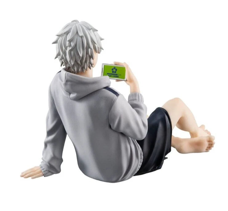 Nagi Seishiro Relaxing Blue Lock Anime Collectible Desktop Figure PVC 3" [Boxed]
