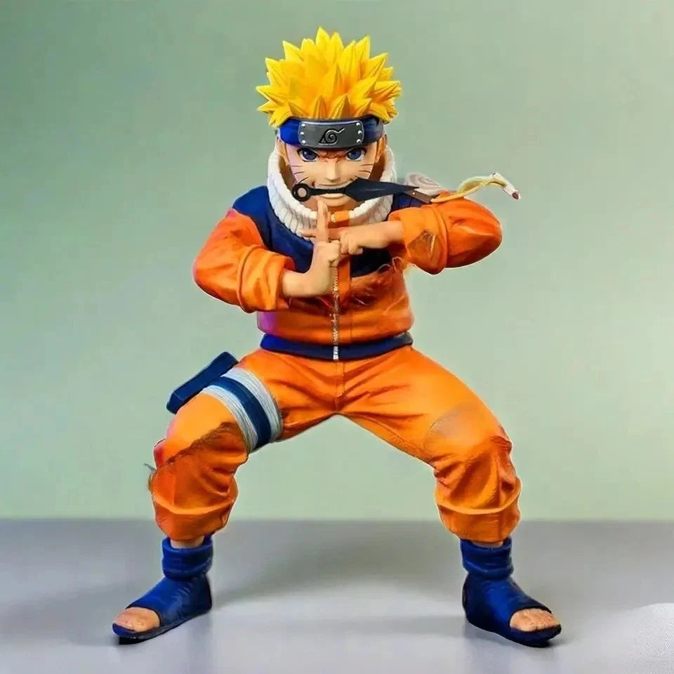 Young Naruto Uzumaki Anime Collectible Cute Action Figure PVC 4.2" [No Box]