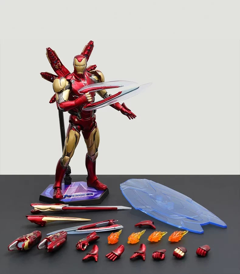 Iron Man Mark 85 Marvel Endgame Adjustable Iconic Action Figure PVC 6" [Boxed]