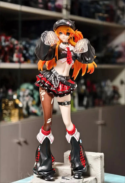 Asuka Gothic Neon Genesis Evangelion Anime Kawaii Figure PVC 9.2" [Boxed]