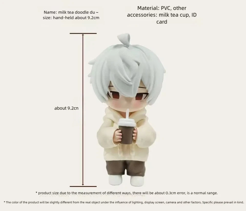 Kaneki Ken Milk Tea DuDu Tokyo Ghoul Anime Chibi Kawaii Figure PVC 3.6" [Boxed]