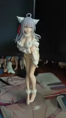 Alisa Mikhailovna White Fox Roshidere Anime Figure Model Statue PVC 10" [Adult Collectible]