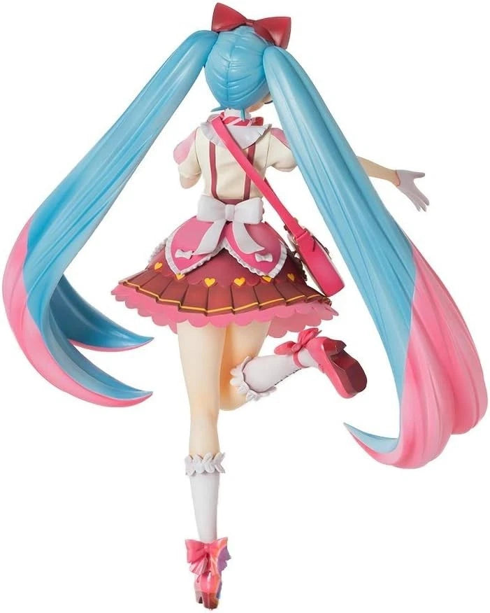 Hatsune Miku Ribbon Heart Project DIVA Vocaloid Kawaii Figure PVC 6" [No Box]
