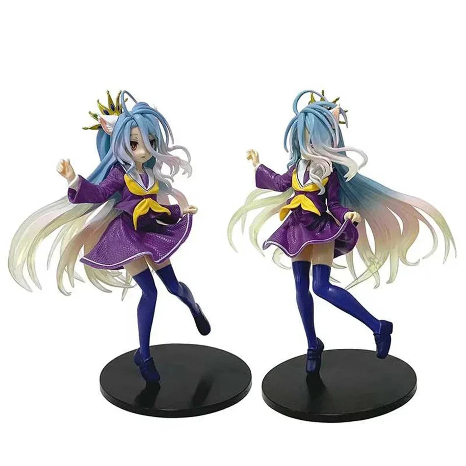 Shiro Neko No Game No Life Anime Collectible Kawaii Figure PVC 7" [Boxed]