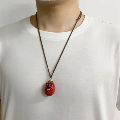 Behelit Egg of the King Berserk Anime Cosplay Necklace PVC/Resin 2 in