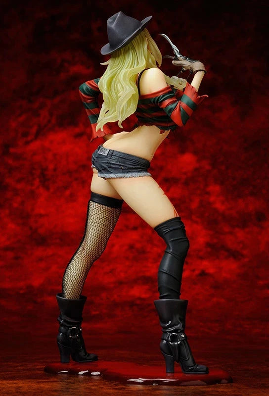 Female Freddy Krueger Collectible Scary Parody Horror Figure PVC 7" [Boxed] *Adult Collectible*