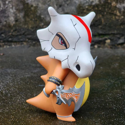 Cubone Crossover Kratos God of War Anime Action Figure 4.7  in PVC [Boxed]