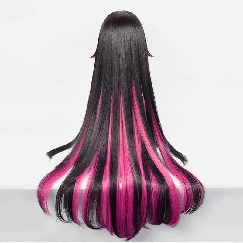 Columbina Genshin Impact Gradient Cosplay Wig 41.4'' Heat Resistant+ wig cap