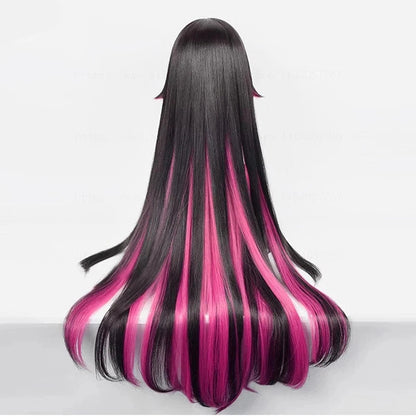 Columbina Genshin Impact Gradient Cosplay Wig 41.4'' Heat Resistant+ wig cap