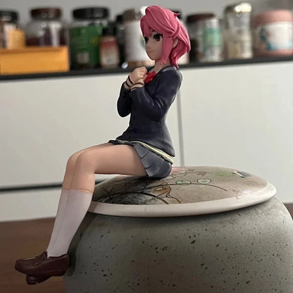 Aira Shiratori Sitting Dandadan Desktop Anime Figure Model Statue PVC 6" [Boxed]