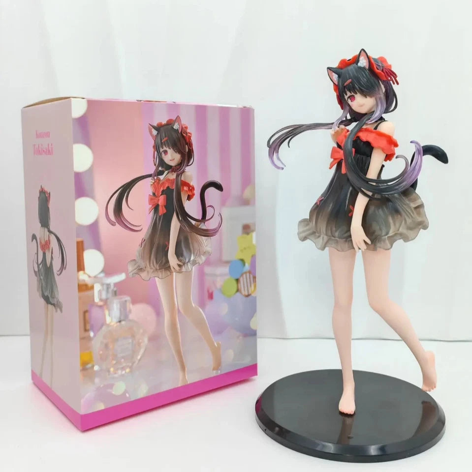 Kurumi Tokisaki Neko Ver Date A Live Anime Figure Model Statue PVC 8" [Boxed]
