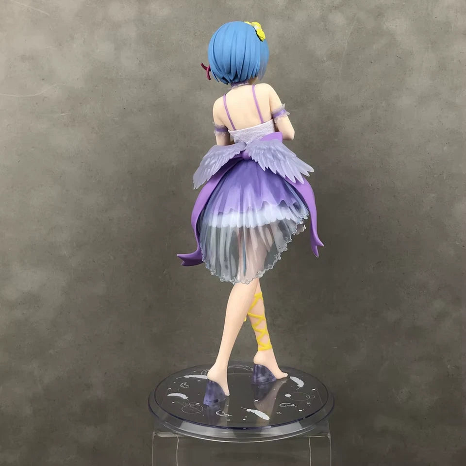 Rem Fairy Angel Re: Zero Anime Collectible Kawaii Figure PVC 7" [No Box]