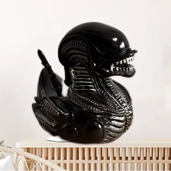 Alien Duck Xenomorph Parody Funny Desktop Statue Figurine Resin 2.7 in [Boxed]