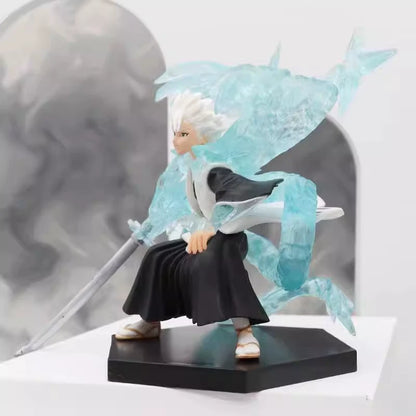 Toshiro Daiguren Hyorinmaru Bleach Anime Collectible Figure PVC 4" [No Box]