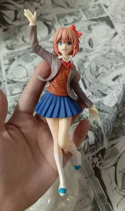 Sayori Doki Doki Literature Club! Kawaii Anime Figure Model Statue PVC 6.5" [Boxed]