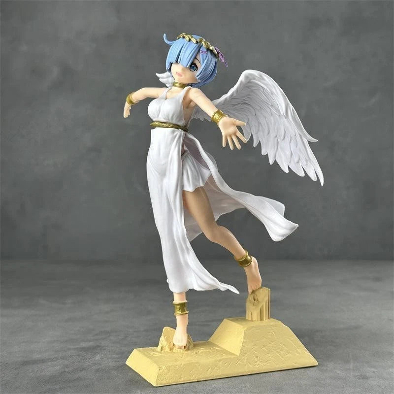 Rem Ghost Angel Re: Zero Anime Collectible Kawaii Figure PVC 7" [No Box]