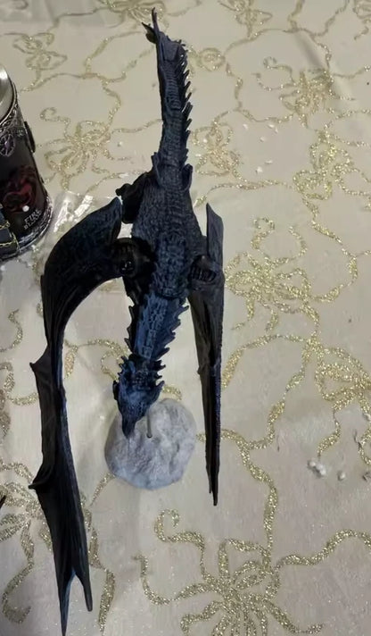 Drogon The Black Beast Game of Thrones Desktop Collectible Figure PVC 7" [Boxed]