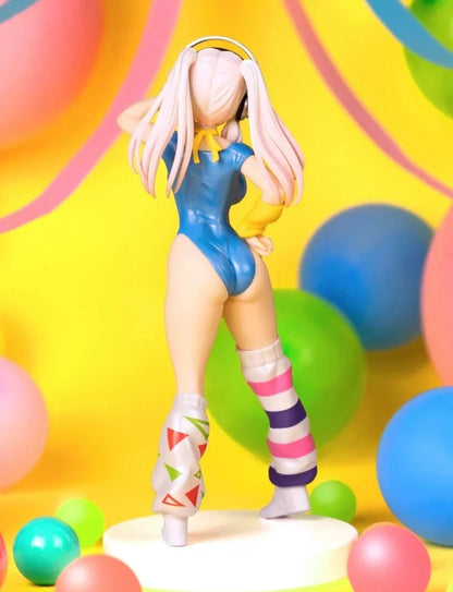 Super Sonico Zumba Outfit Nitroplus Kawaii Anime Figure PVC 7" [Boxed] *Adult Collectible*