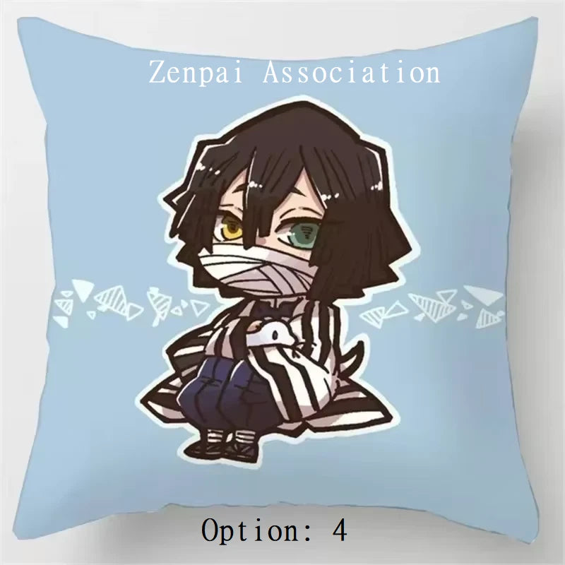 Hashira Corps Demon Slayer Anime Soft Pillow Cushion Cover 2 x 2 ft