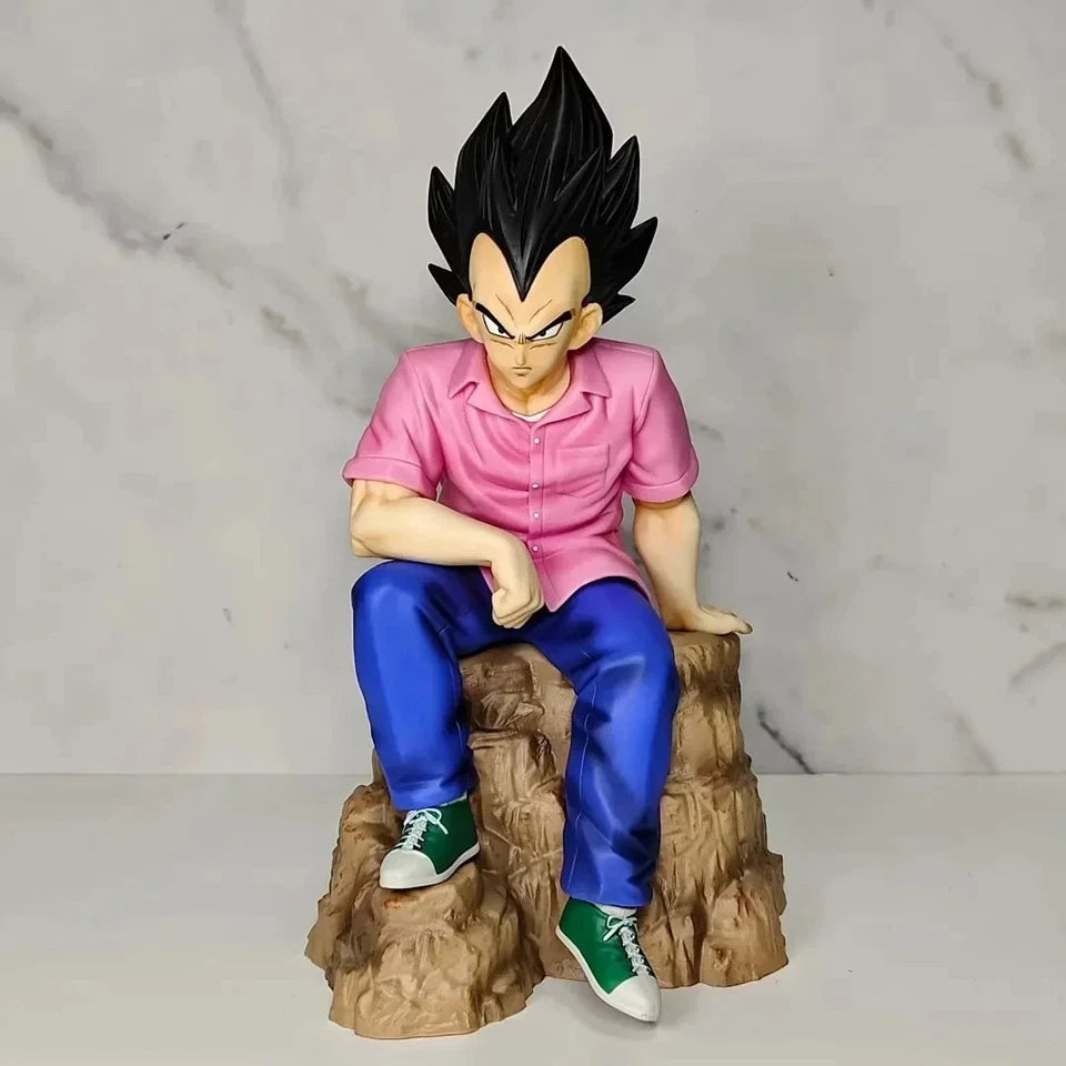 Vegeta SSJ1 Dragon Ball Z Collectible Anime Figure Model Statue PVC 8.6" [Boxed]