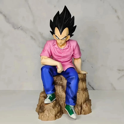 Vegeta SSJ1 Dragon Ball Z Collectible Anime Figure Model Statue PVC 8.6" [Boxed]