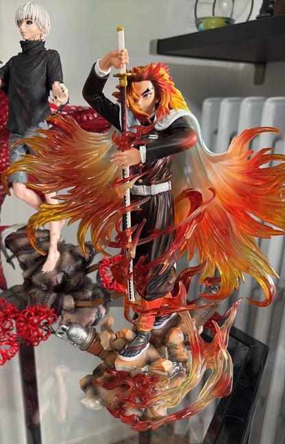 Kyojuro Flame Breathing Demon Slayer Collector-Grade Anime Figure PVC 11" [Boxed]