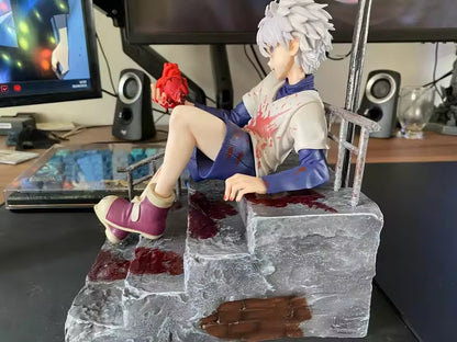 Killua Zoldyck Heart Grab Hunter × Hunter Anime Figure Model PVC 13" [Boxed]
