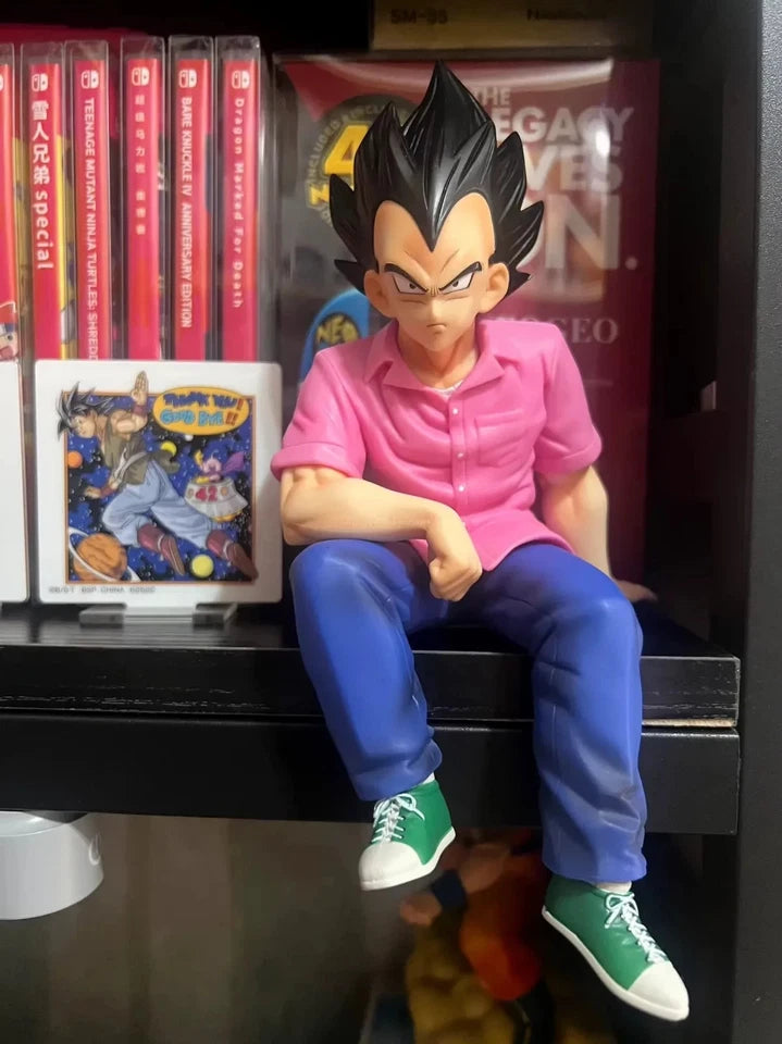 Vegeta SSJ1 Dragon Ball Z Collectible Anime Figure Model Statue PVC 8.6" [Boxed]