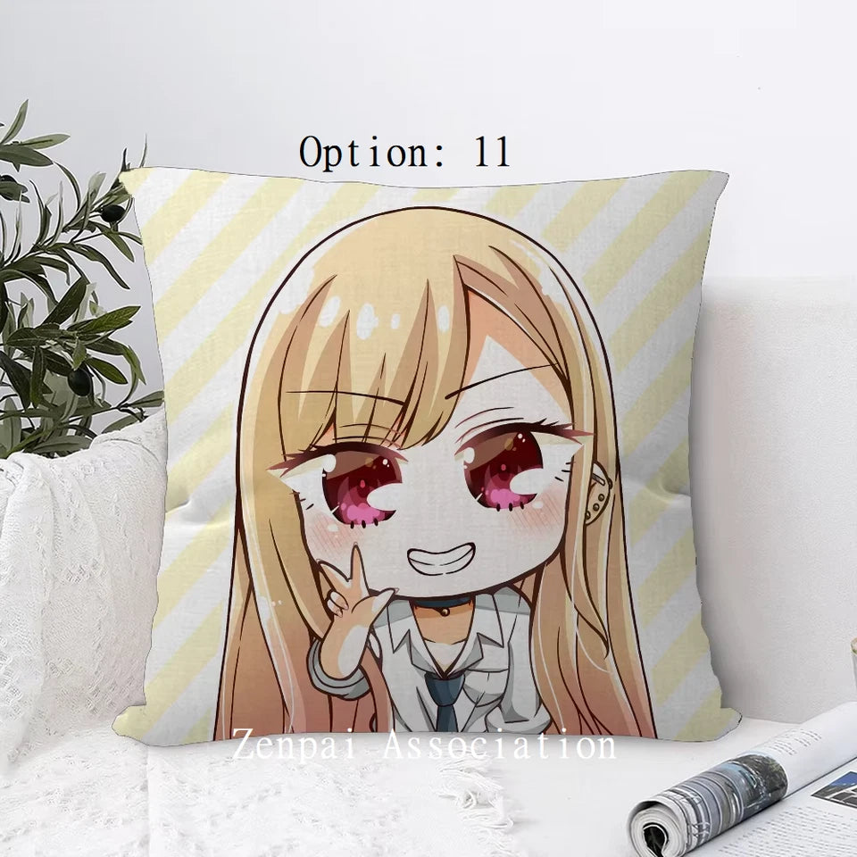Marin My Dress-Up Anime Kawaii Pillow Cushion Cover 1.5 x 1.5 ft
