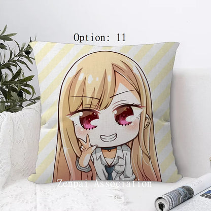 Marin My Dress-Up Anime Kawaii Pillow Cushion Cover 1.5 x 1.5 ft