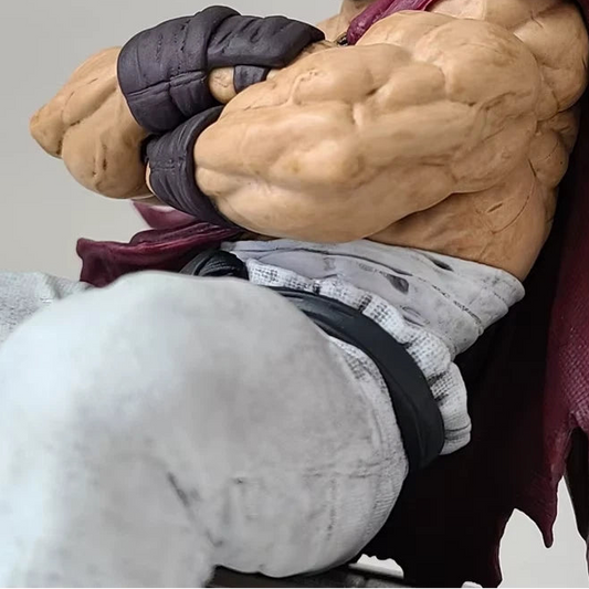 Ryu Beard Ver. Street Fighter Noodle Stopper Figure Model Statue PVC 5.5" [Boxed]