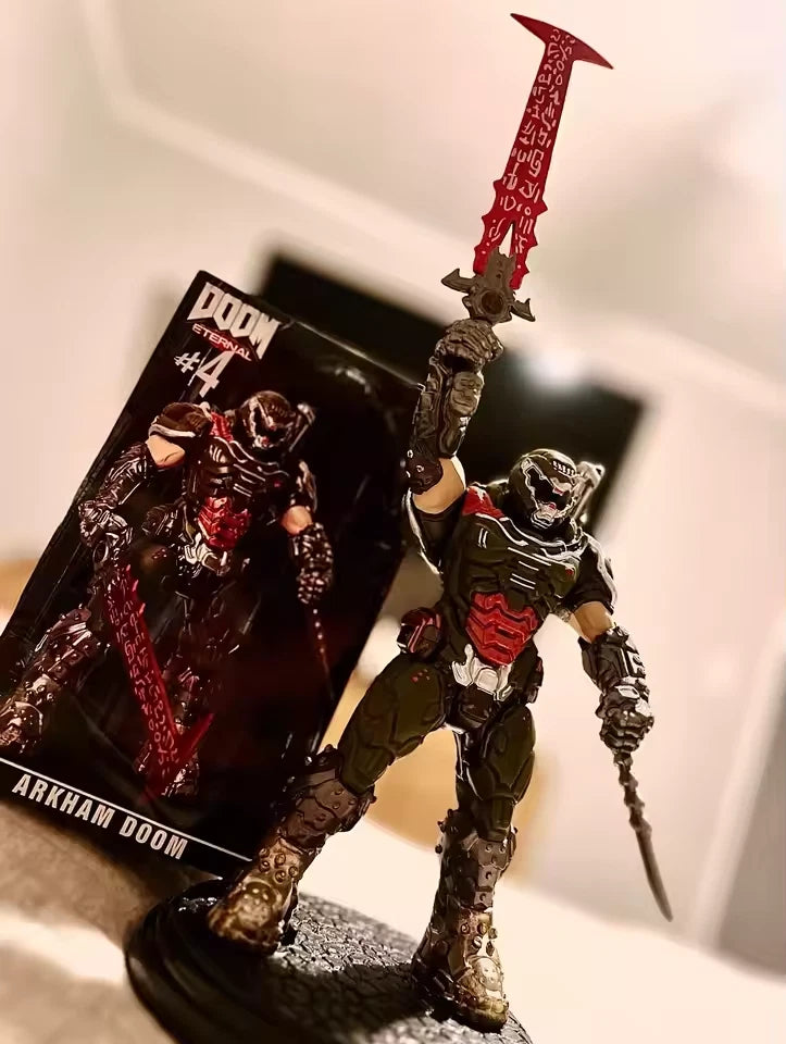 Doom Slayer Doom Eternal Adjustable Action Figure Model PVC 8" [Boxed]