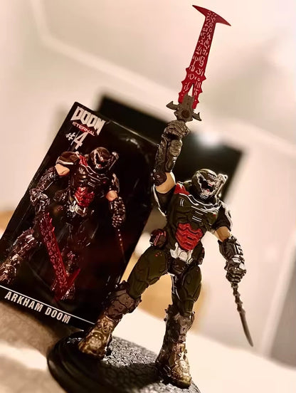 Doom Slayer Doom Eternal Adjustable Action Figure Model PVC 8" [Boxed]