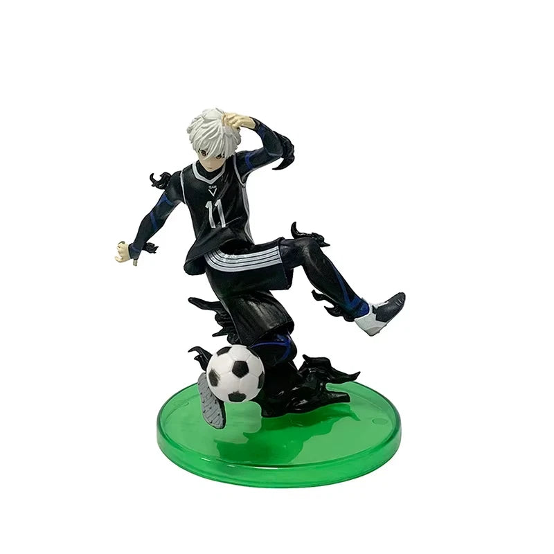 Seishiro Nagi Soccer Jersey Blue Lock Anime Figure Model Statue PVC 4" [No Box]