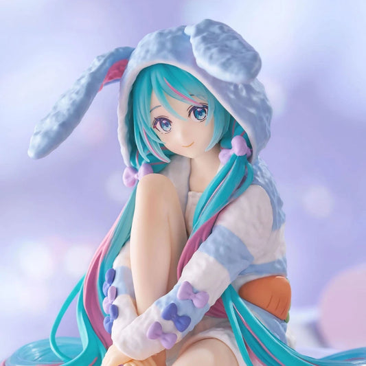 Hatsune Miku Rabbit Ear Hoodie Project DIVA Vocaloid Kawaii Figure 6" [Boxed]