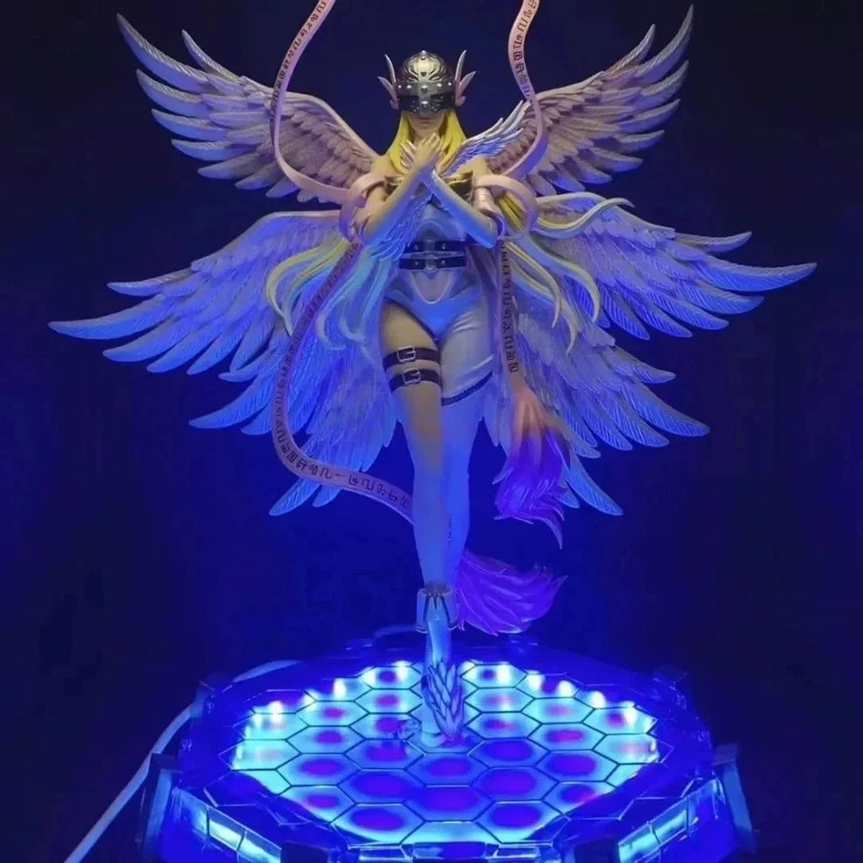 Angewomon Angel DIGIMON Anime Figure Model Statue PVC 10" [Boxed : Light-Up]