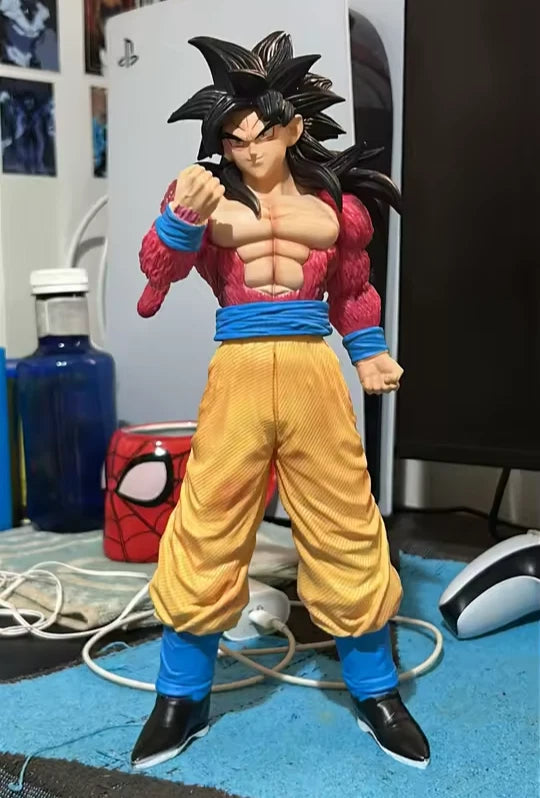 Goku SSJ4 Dragon Ball Z Anime Collectible Rare Action Figure PVC 11" [No Box]