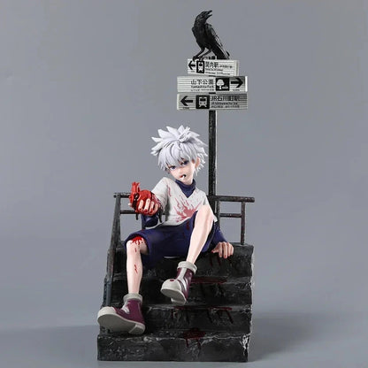 Killua Zoldyck Heart Grab Hunter × Hunter Anime Figure Model PVC 13" [Boxed]