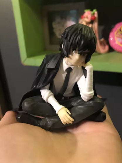 Osamu Dazai Sitting Bungo Stray Dogs Desktop Anime Figure Model PVC 5.3" [Boxed]