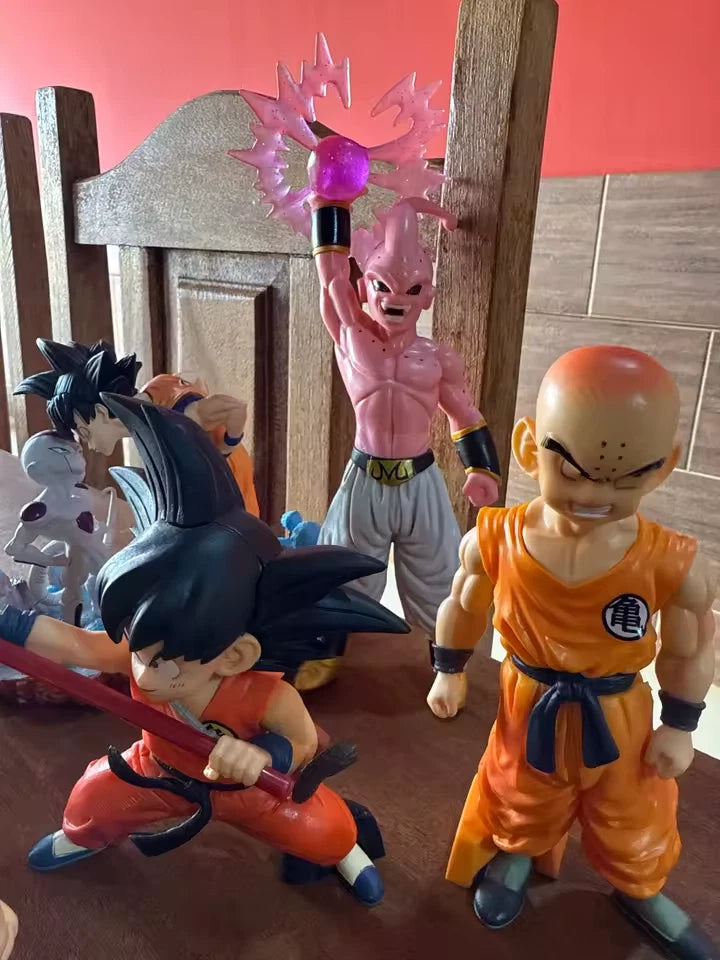 Krillin Angry Expression Dragon Ball Z Anime Collectible Figure PVC 6" [No Box]