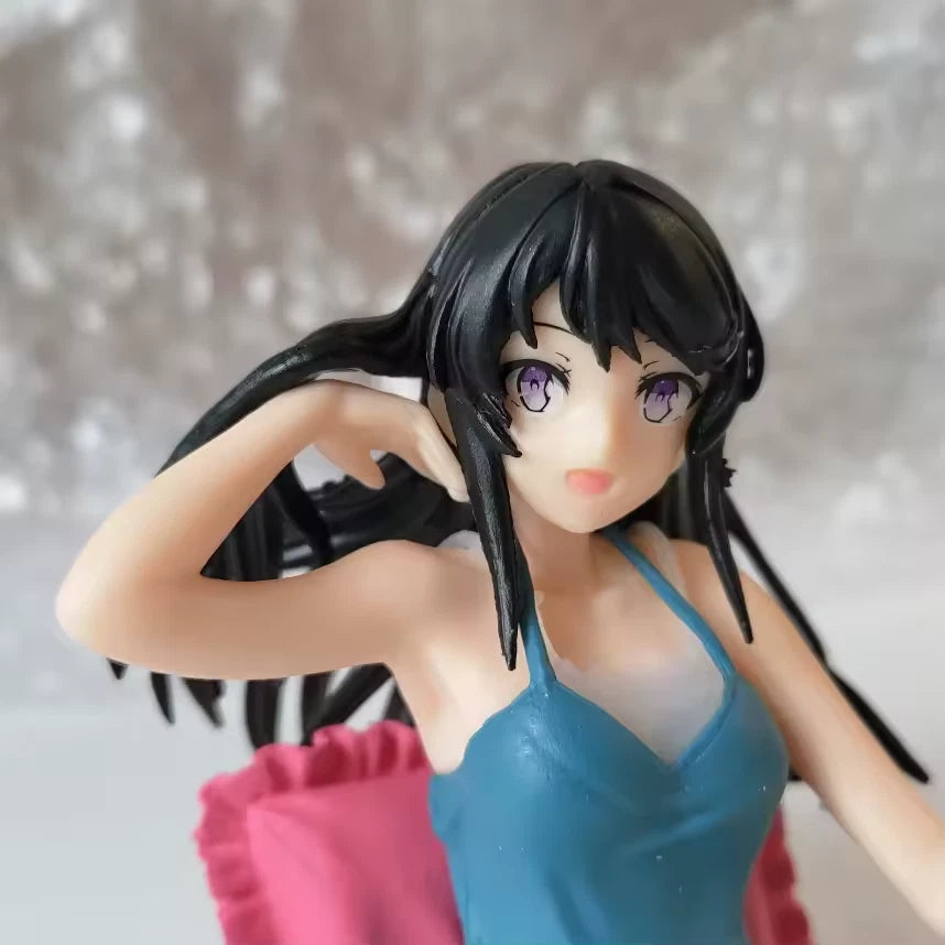 Mai Sakurajima Rascal Does Not Dream Anime Kawaii Figurine PVC 3.5" [Boxed]