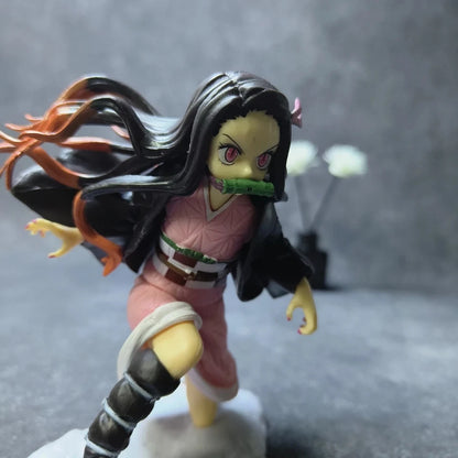 Nezuko Kamado Demon Slayer Collectible Anime Figure Model PVC 5.5" [No Box]