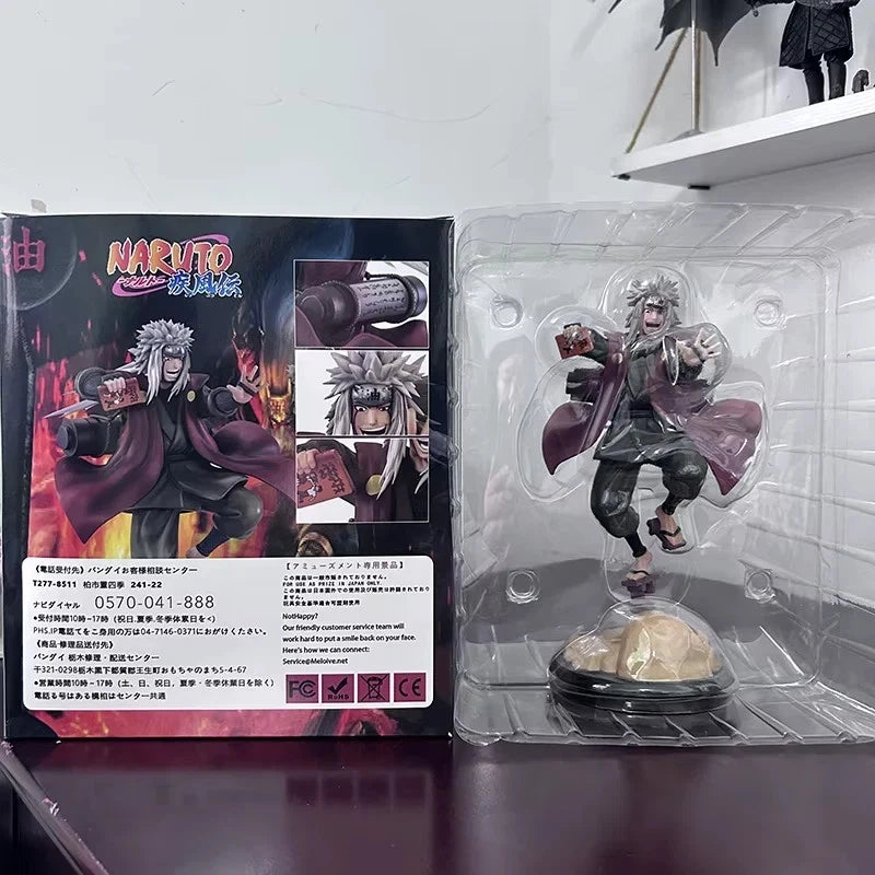 Jiraiya the Pervy Sage Naruto Shippuden Anime Figure Model Statue PVC 8" [Boxed]