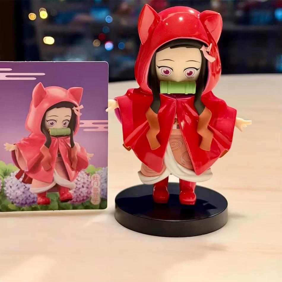 Tanjiro, Nezuko, Muichiro, Zenitsu, Mitsuri, Tengen Demon Slayer Collectible Anime Figure PVC 4.5" [Boxed]