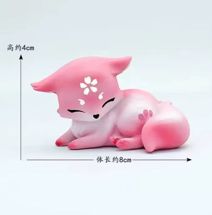 Yae Miko Fox Form Genshin Impact Kawaii Anime Figure PVC 1.5 - 3.5" [No Box]