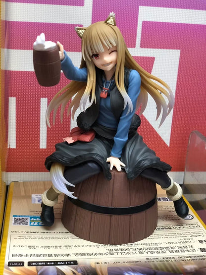 Holo The Wise Cheers Spice and Wolf Kawaii Premium Anime Figure PVC 6.7" [Boxed]