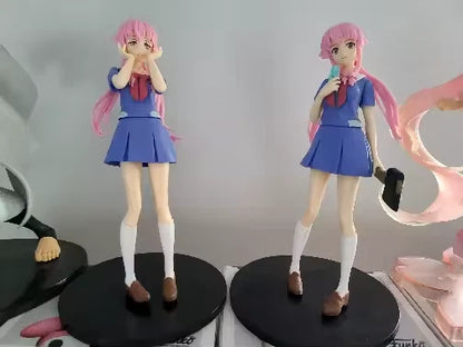 Yuno Gasai Creepy Stare Future Diary: Redial Anime Figure Model PVC 6.5" [Boxed]